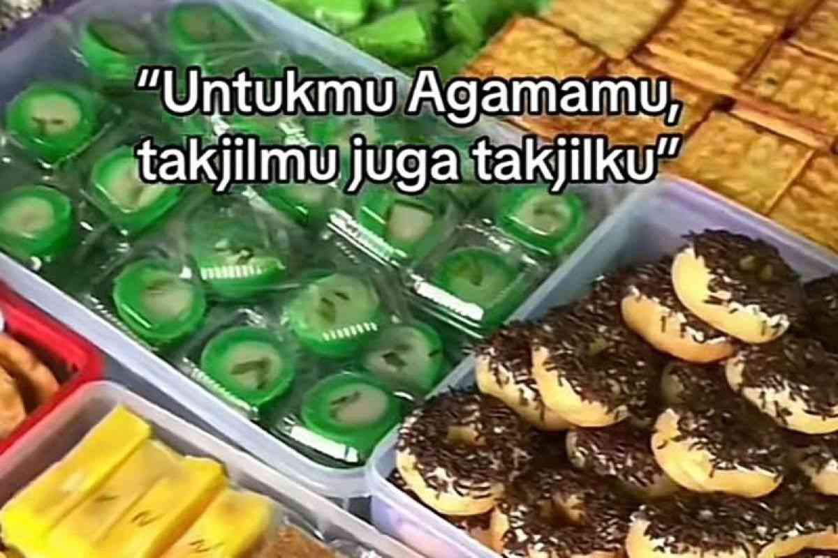 Meme perang takjil dengan slogan lucu 