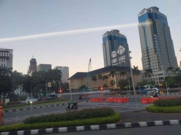 Bundaran Thamrin Jakarta Pusat (foto Oleh Joko Dwiatmoko)