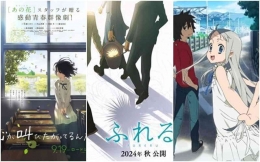 Sebelum Nonton Film Anime Fureru, Ini 4 Anime Sedih Terbaik Karya Tim Anohana (myanimelist)