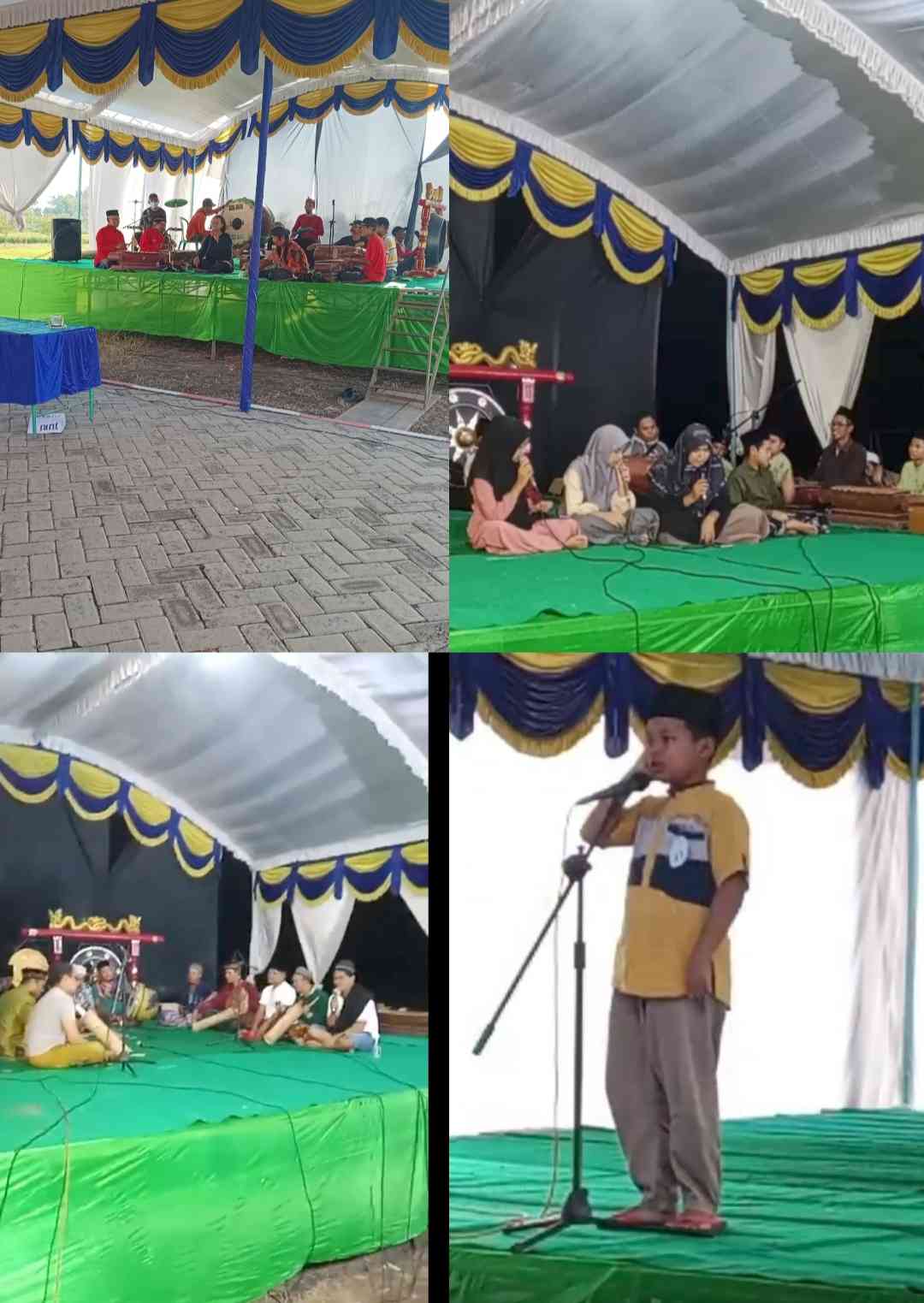 Panggung Gebyar Ramadan. Tradisi apik di Desa Singgahan Kebonsari Madiun (dokpri)