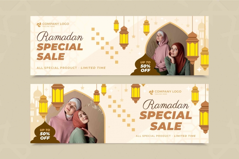Berburu promo Ramadan sumber gambar by freepik