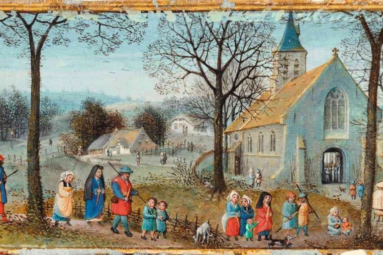 Ilustrasi Gereja abad pertengahan. (foto: historyextra.com)