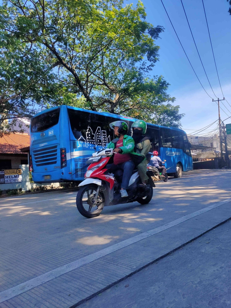 Tampak bus Transjakarta | Dok Pribadi