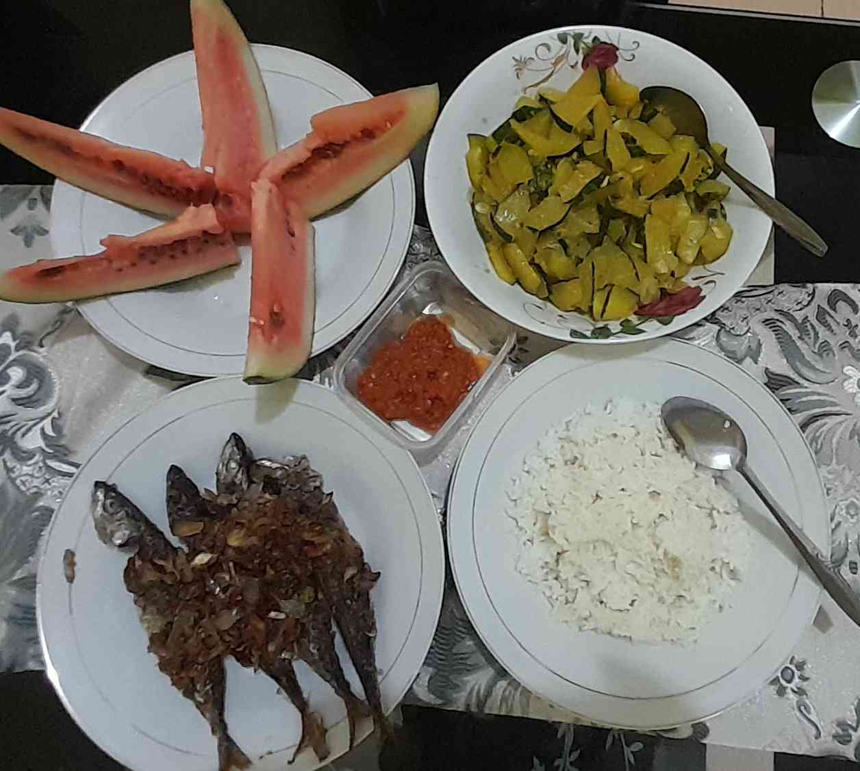 Kreasi menu sederhana buka puasa anak kost, sederhana, nggak pakai lama tapi tetap bergizi (dokpri Greg Nafanu)