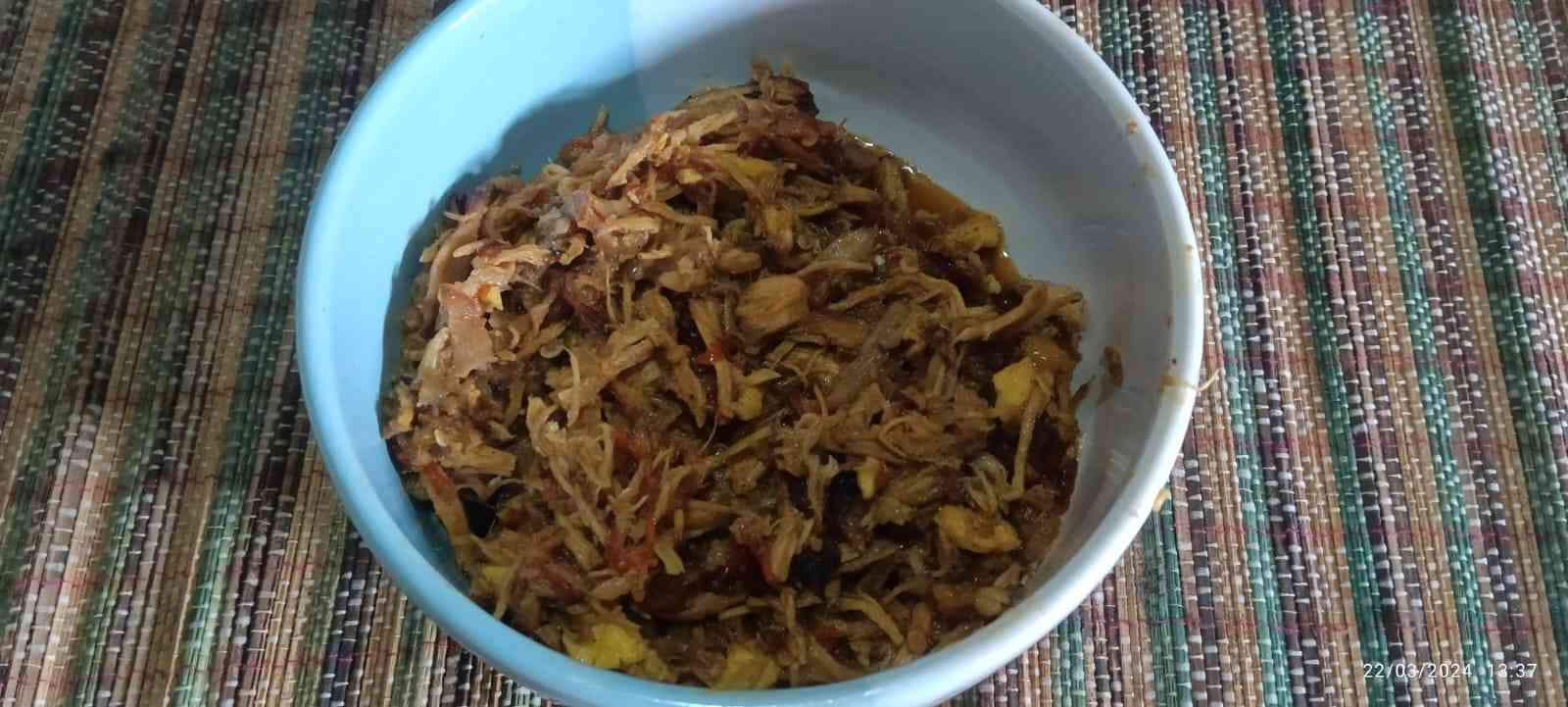 Ayam Suwir Bumbu Pedas ala anak kost, Dokpri