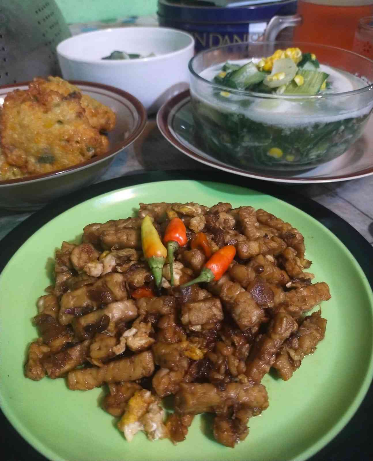 Orak-arik Tempe siap bersanding dengan menu yang lain sebagai menu buka puasa | Sumber gambar: Siti Nazarotin