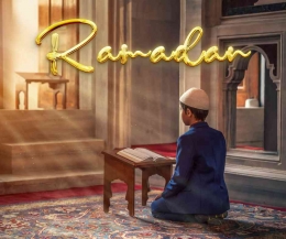 Ilustrasi Ibadah di Bulan Ramadhan I Sumber Foto: olah digital dokpri