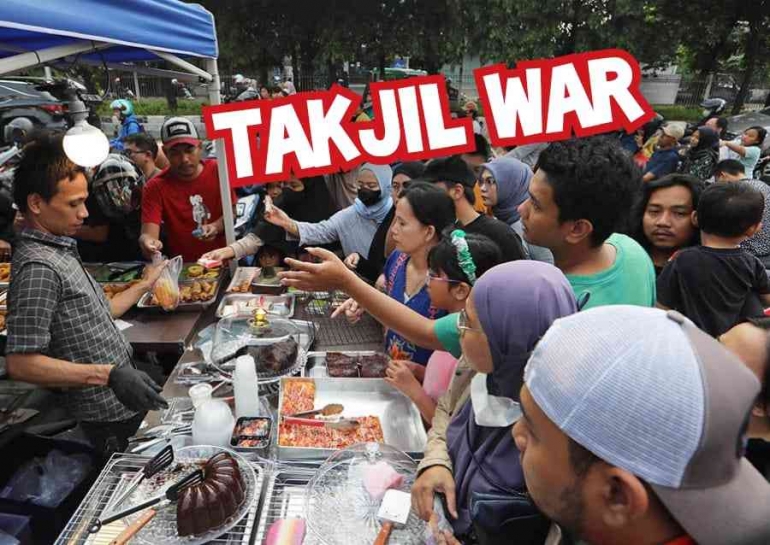 Ilustrasi Takjil War (sumber : Media Indonesia)