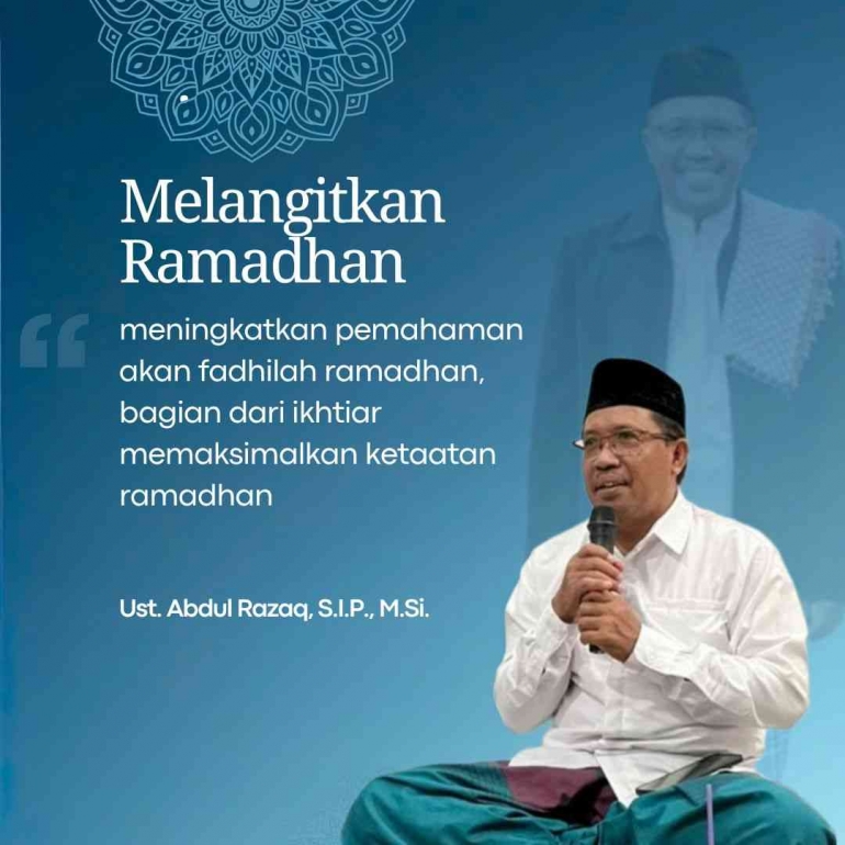 Sumber : Koleksi Pribadi (Saat memberikan Tausiyah Hikmah Ramadhan di Klinik Bima Husada Purworejo