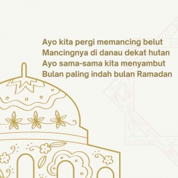 Pantun menyambut Ramadan. (Edit by Siska Fajarrany via canva)