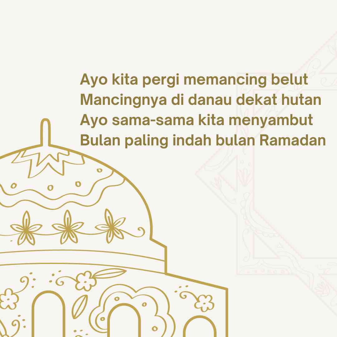 Pantun menyambut Ramadan. (Edit by Siska Fajarrany via canva)