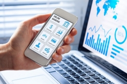 Ilustrasi mobile banking. (Dok Shutterstock via Kompas.com)
