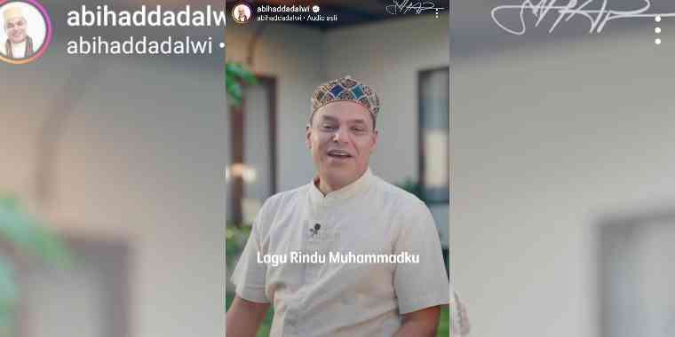 Haddad Alwi. Sumber foto: Instagram @abihaddadalwi