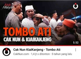 Cak Nun dan Kiai Kanjeng | Tangkapan layar dokpri melalui YouTube