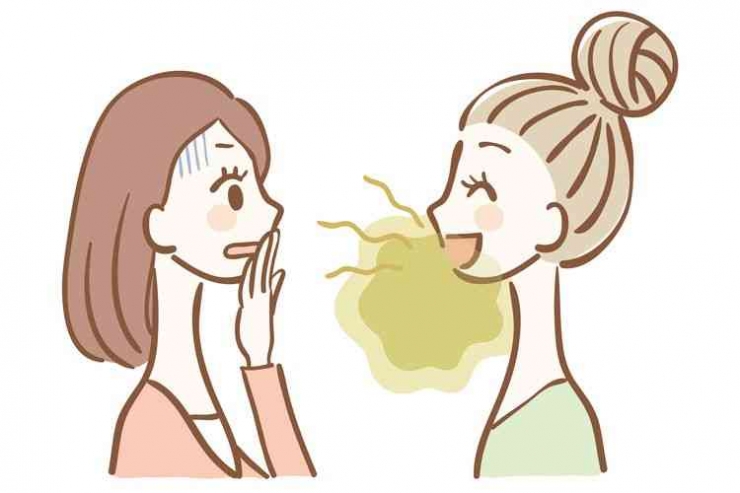 ilustrasi bau mulut,  sumber gambar: Kompas.com