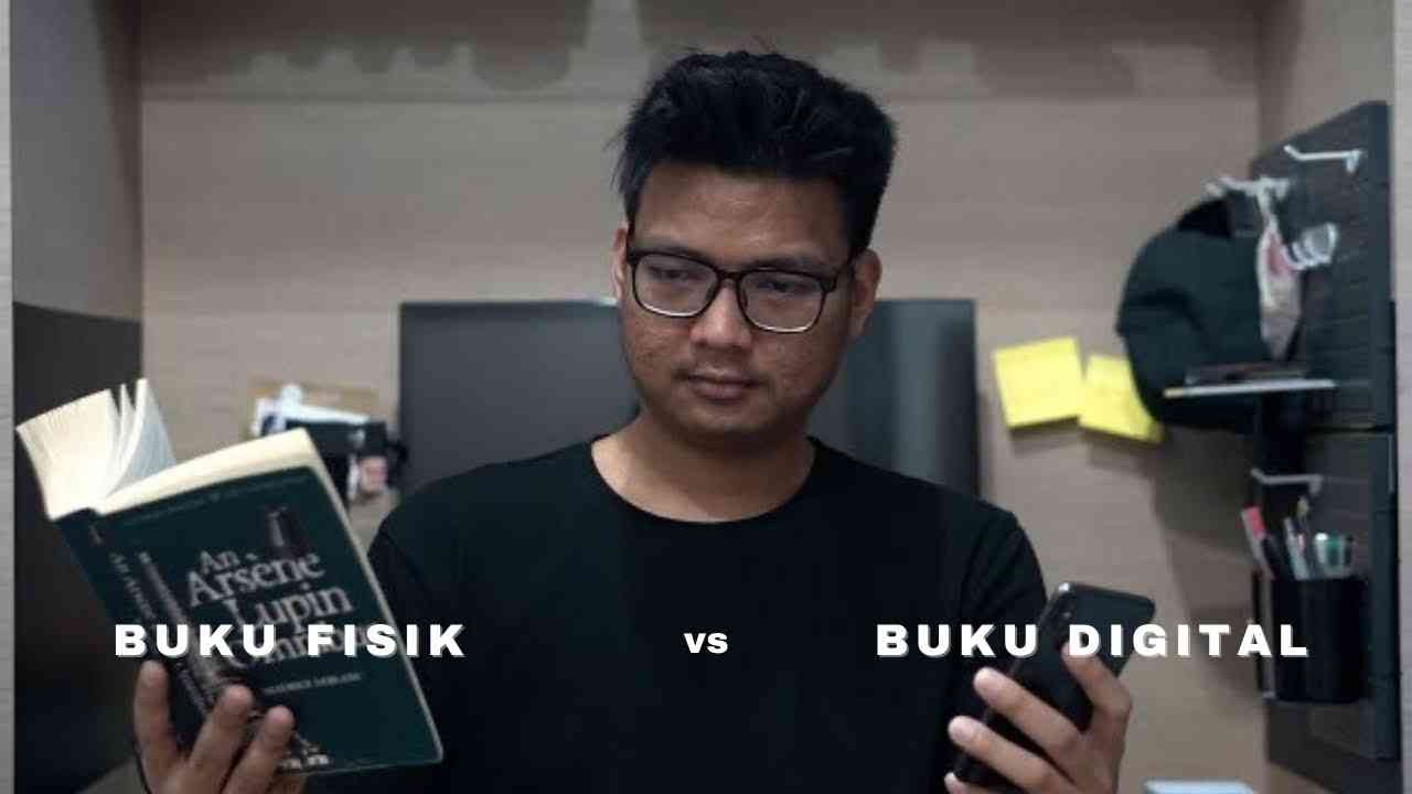 Silakan pilih, buku bacaan fisik atau digital asal sehat dan bermanfaat (dok foto: Youtube/@bookishcouple)