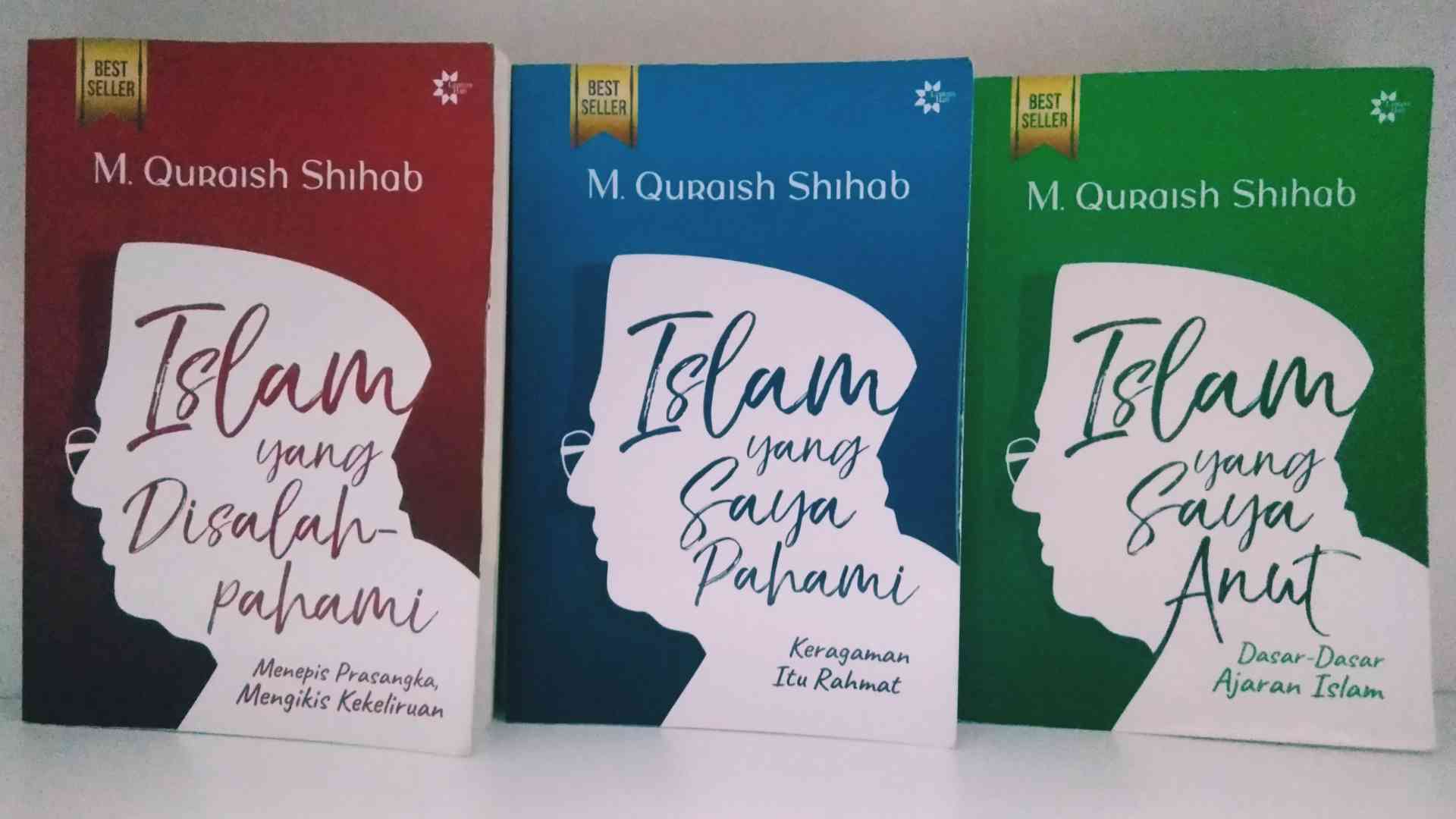 Tiga buku karya Prof. Quraish Shihab (Dokumentasi pribadi)
