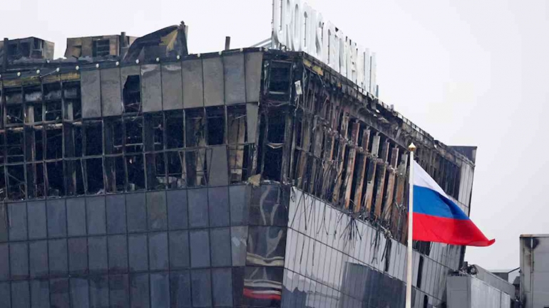 Rusia menyatakan bahwa keterlibatan Amerika, Inggirs dan Ukrina di  serangan mematikan di Moskow. Photo:  AP Photo: Vitaly Smolnikov