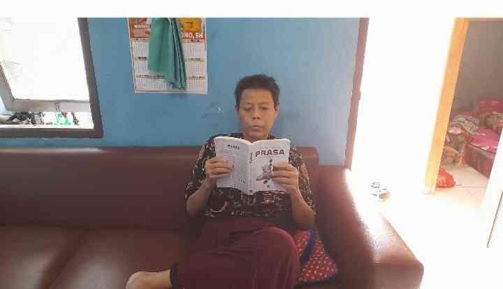 Ngabuburit baca novel Prasa(sumber gambar:dokpri)