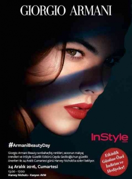 Ilustrasi Iklan Lipstik Giorgio Armani (Foto: Instyle Turkiye)