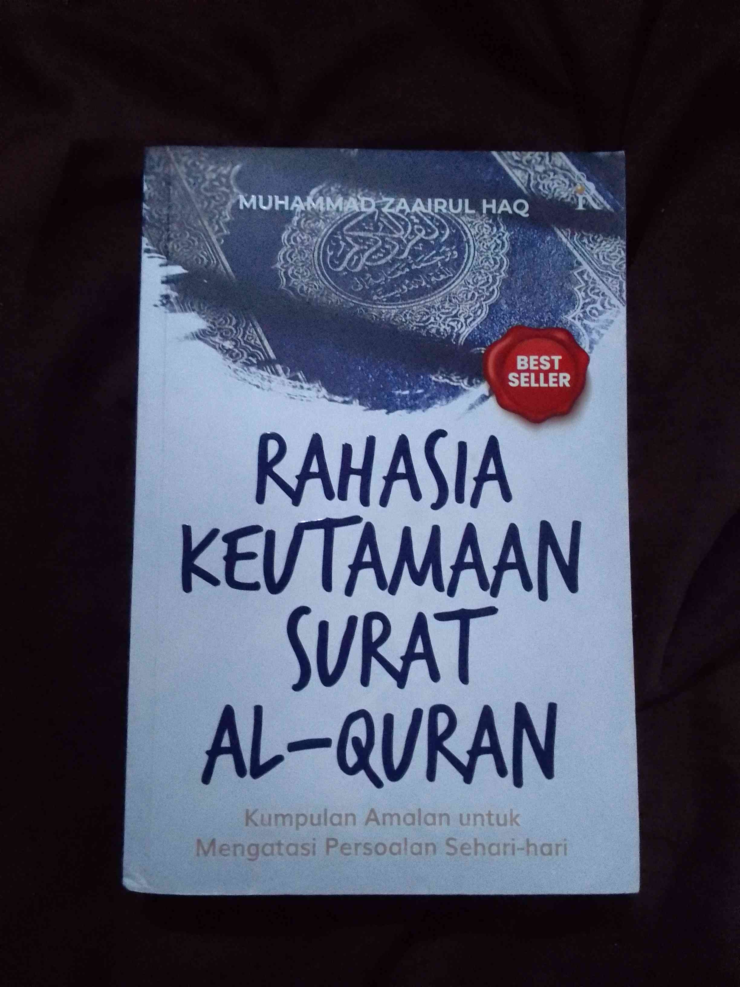 Buku Rahasia Keutamaan Surat Al-Qur'an sumber gambar dokumen pribadi 