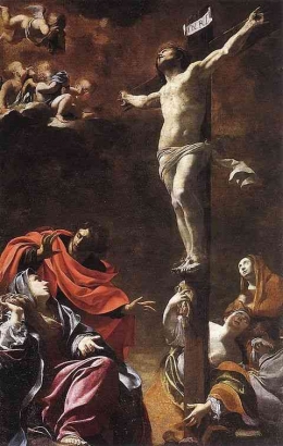 Ilustrasi Penyaliban, oleh Vouet, 1622, Genoa (Foto Wikipedia.org/Penyaliban dan Kematian Yesus) 