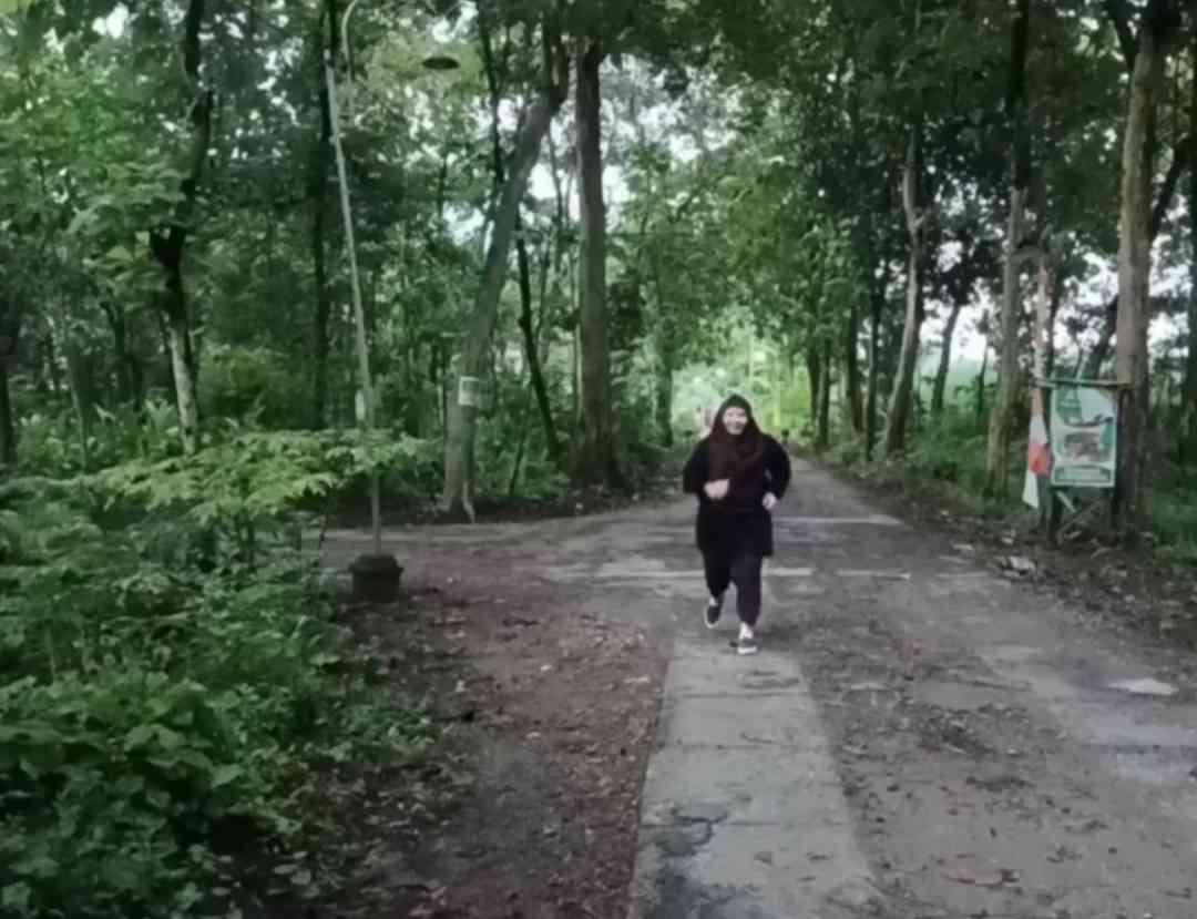 Olahraga Saat Puasa, Jogging Keliling Desa pun Jadi (dokpri)