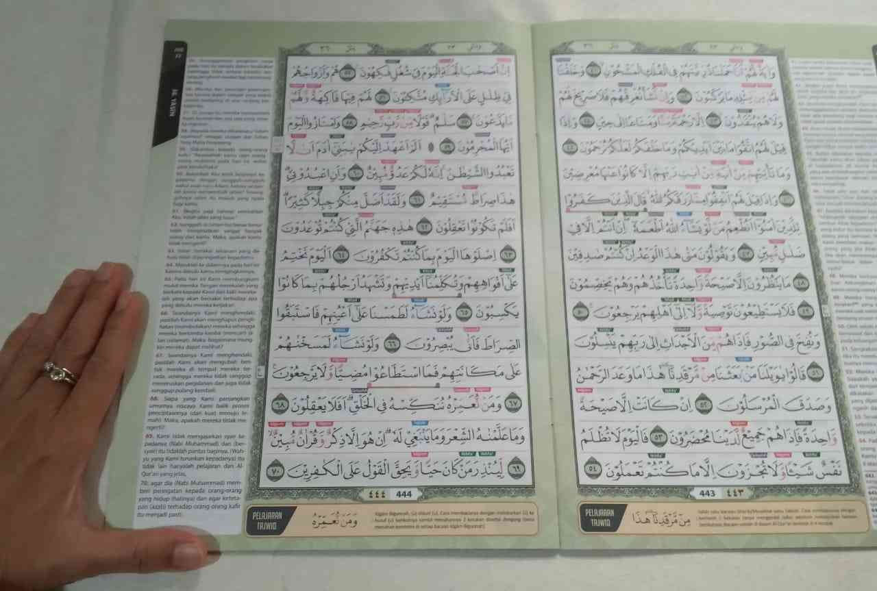 Surat Yasin ayat ke-65 inspirasi lirik lagu 'Ketika Tangan dan Kaki Berkata'. Sumber gambar dokumen pribadi.