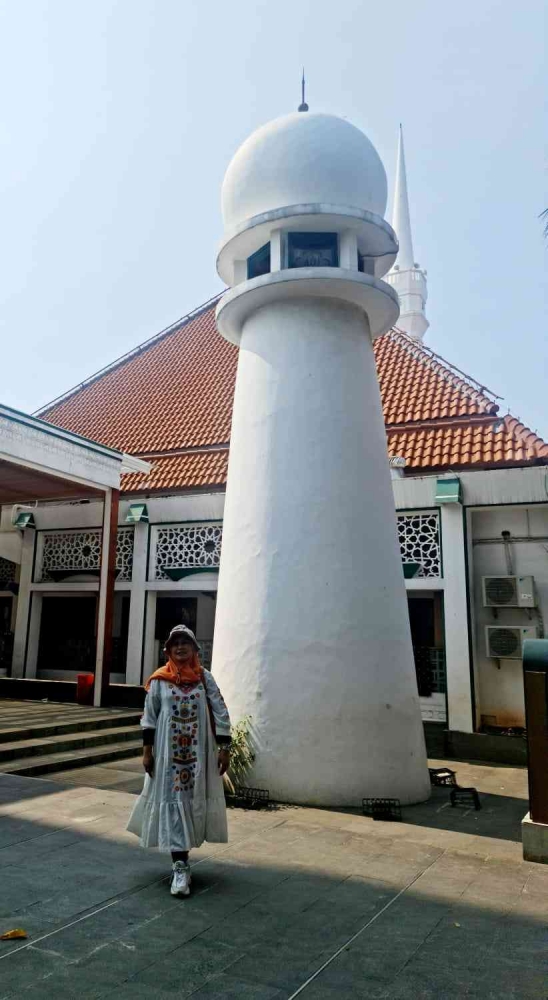 Minaret masih asli dari pertama kali berdiri pada abad 18. Foto Shita R