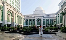 Jakarta Islamic Centre yang cantik dan megah. Foto Shita R