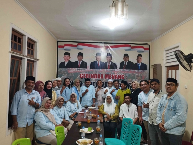 Pertemuan silaturahmi Gerindra dan PKB Kota Ternate (foto : Uma)