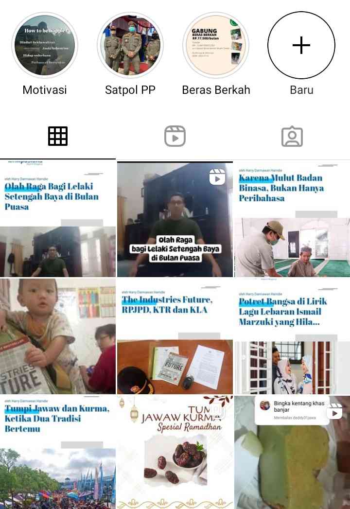 Tangkapan Layar Instagram penulis /Dokpri