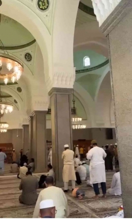 Suasana di dalam masjid Quba ( dok asita)