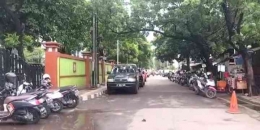 Arsip radarbekasi.id/ahmad pairuz,  keadaan parkiran di luar Pemkot Kota Bekasi 
