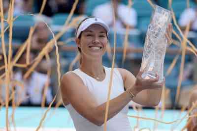 Petenis tuan rumah AS non unggulan, Danielle Rose Collins rebut gelar juara Miami Open 2024. Sumber foto : clickorlando.com