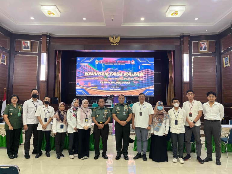 Dukungan Stakeholder di Pojok Pajak RSPAD Gatot Subroto/dok. KPP Senen