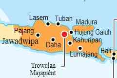 Sebagian wilayah Majapahit (Modjopait/Moa-tsia-pa-i) diambil dari situs Wikipedia: Majapahit