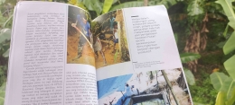 Bagian isi buku yang bercerita wilayah adat Knasaimos, Sorong Selatan | Dok: S Aji