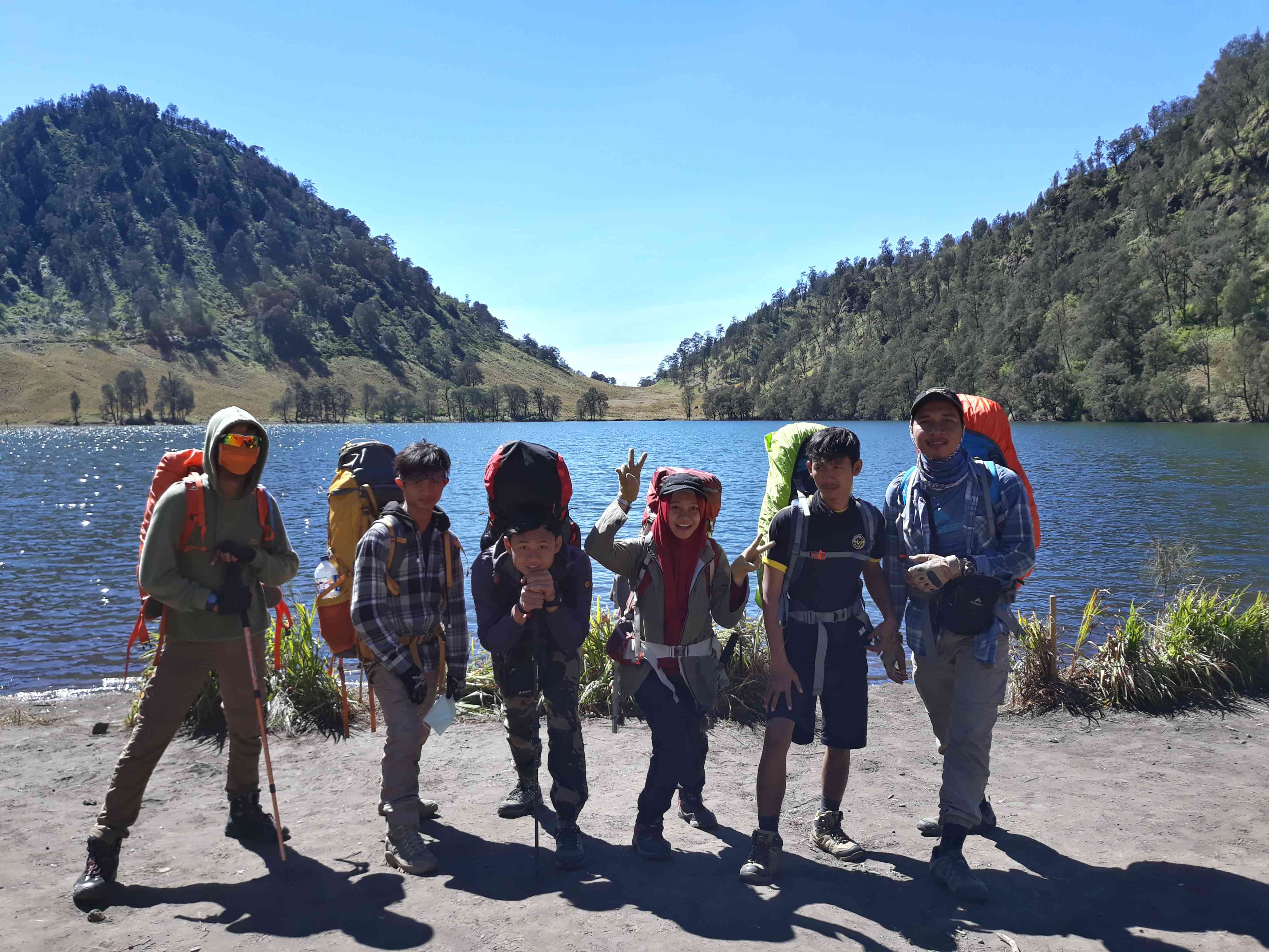 Tiba di Ranu Kumbolo, setelah menapaki jalan panjang di Taman Nasional Gunung Bromo Tengger Semeru/Dok Pribadi