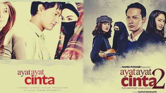 Film Ayat-ayat Cinta 1 dan 2.  (Foto: sumsel.tribunnews.com)