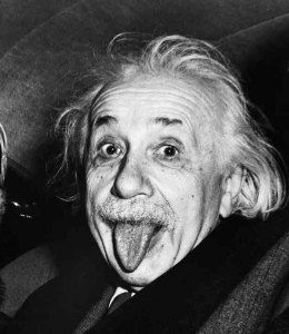 The iconic Einstein photoraph captured by Arthur Sasse. 