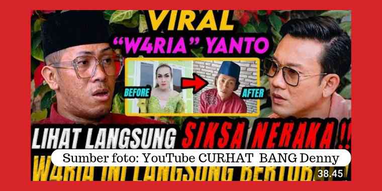 Sumber Foto : Tangkapan Layar YouTube CURHAT BANG Denny