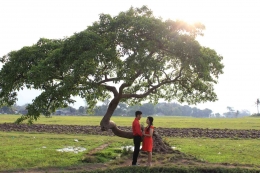 Foto prewed di pohon pengantin, Salatiga | dokpri/Briston N