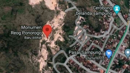 (Lokasi Monumen Reog Ponorogo/foto: tangkapan layar google maps)
