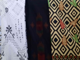 Ilustrasi Outfit Sarung Batik: Sumber gambar Dokumen Yuliyanti 