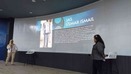 Bahas koleksi Usmar Ismail dulu sebelum nobar (Dokumentasi pribadi)