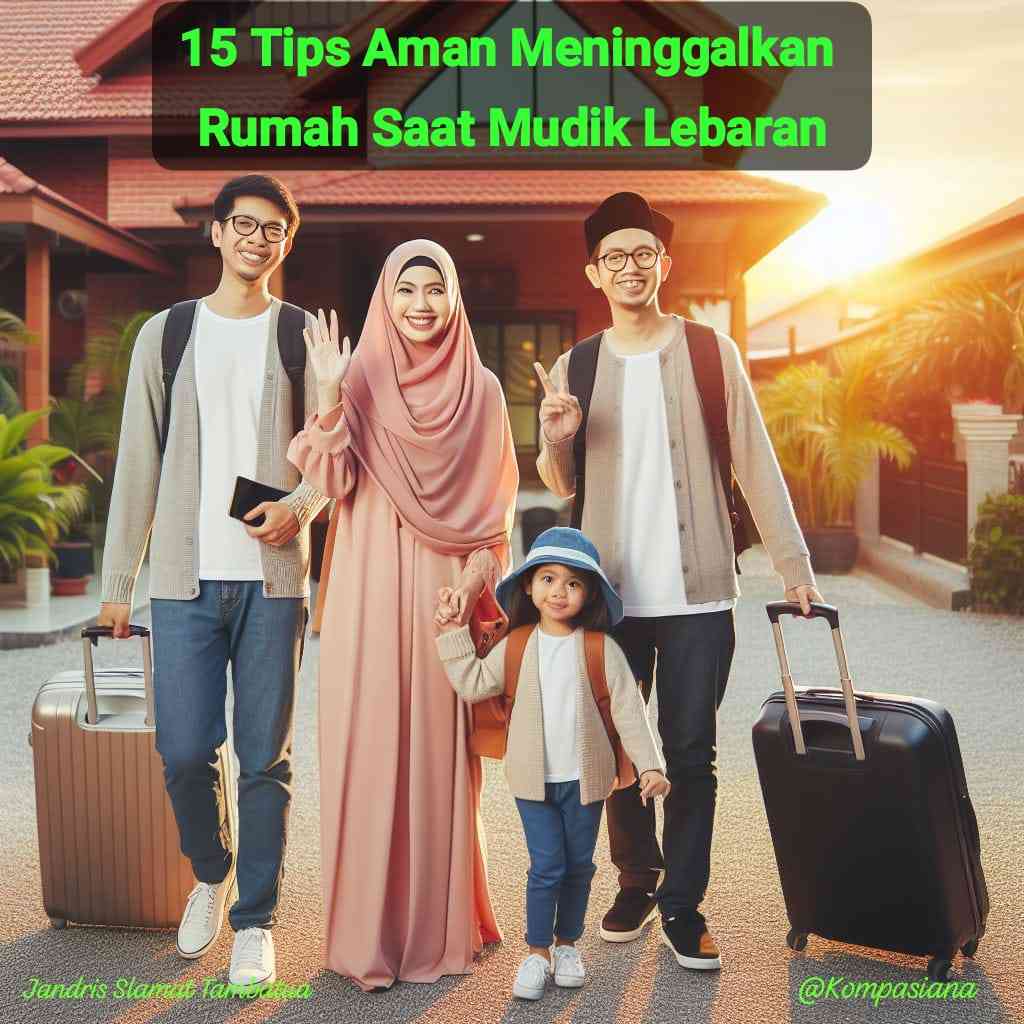 Aman meninggalkan rumah saat mudik lebaran (sumber: bing)