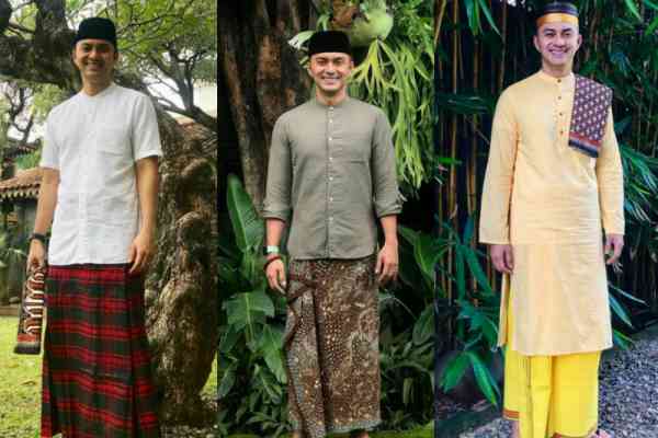 Ilustrasi Outfit dengan Sarung (Foto: ikhbar.com)