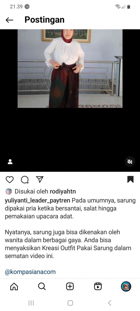 Tangkap Layar akun Instagram:Dokumen Yuliyanti