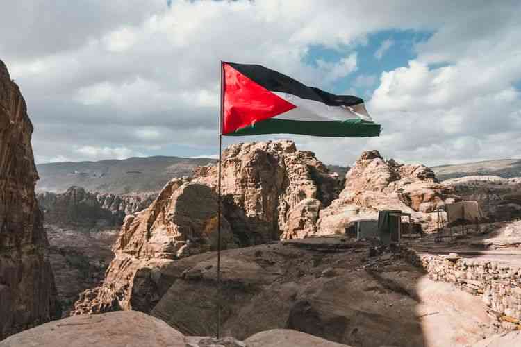 Bendera Palestina. (Sumber: (Shutterstock/DIY13 via Kompas.com)